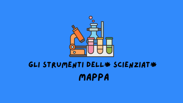 GLI STRUMENTI DELLO SCIENZIATO - mappa
