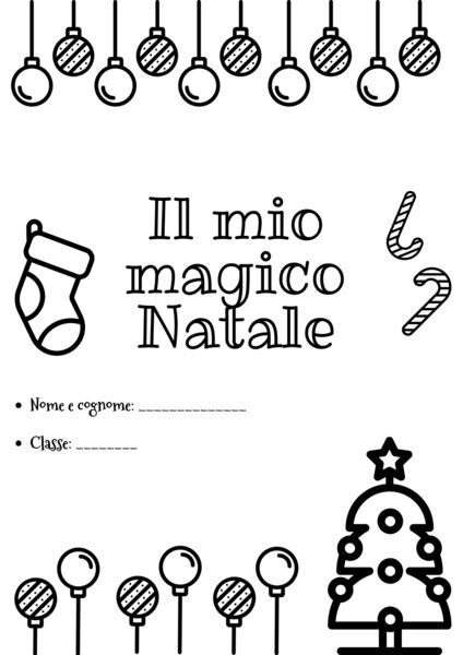 Quaderno dei ricordi di Natale