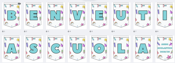 BANDIERINE: BENVENUTI A SCUOLA