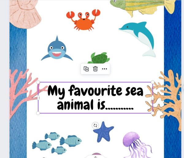At the sea - English worksheets