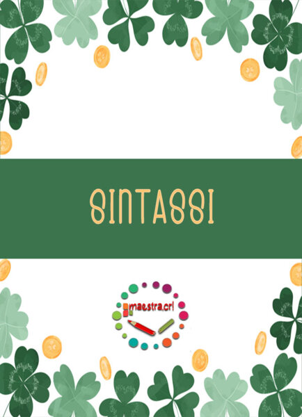 Sintassi - Attività interattiva sui sintagmi