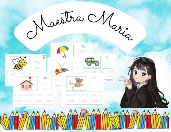 Scriviamo le lettere dell`alfabeto