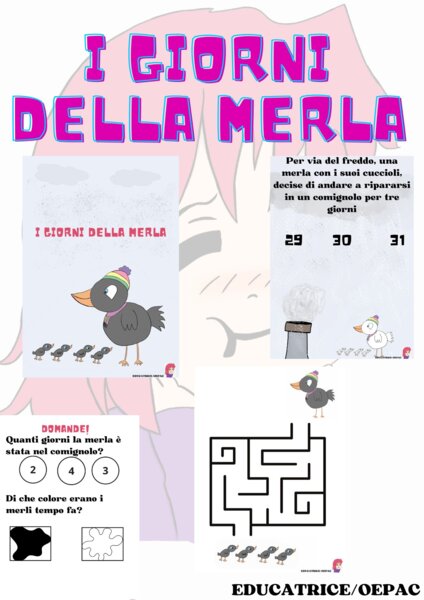 SCHEDE DIDATTICHE I GIORNI DELLA MERLA