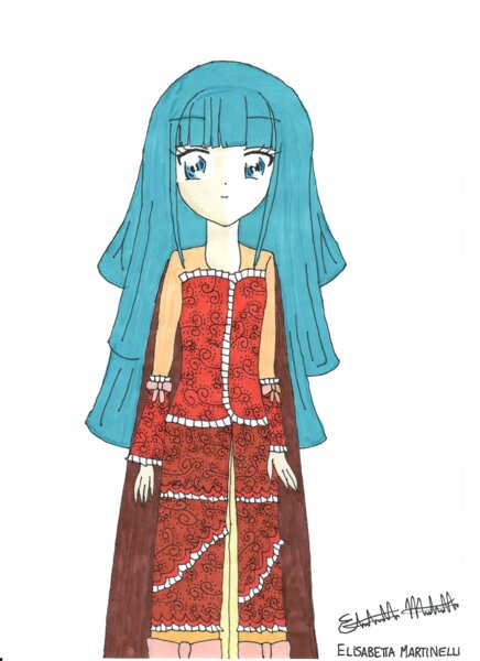 Scheda da colorare di Mizuki