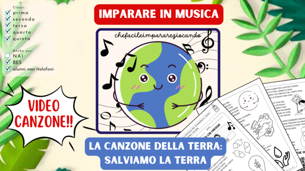 GIORNATA MONDIALE DELLA TERRA - CANZONE TESTO VIDEO- 22 APRILE