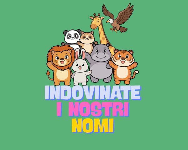 Indovina i nostri nomi .Il mio Primo Gioco di Parole 12 schede illustrate per imparare a leggere e scrivere divertendosi!