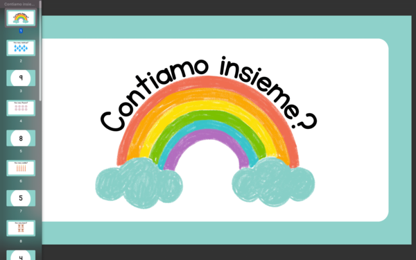 Contiamo insieme? - esercizio per classe prima