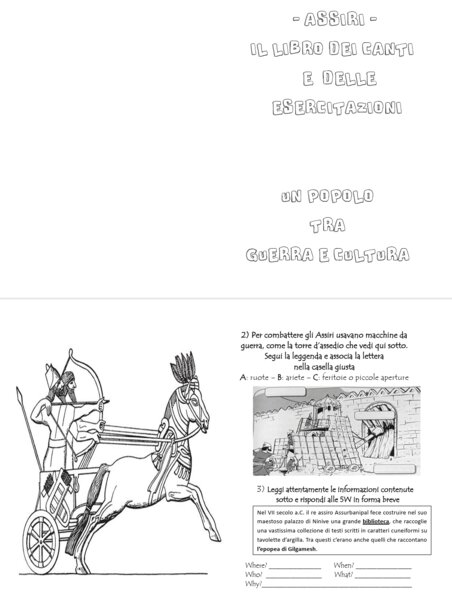ASSIRI - LIBRICINO DI CANTI E ESERCITAZIONI