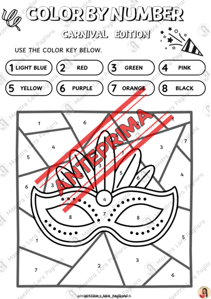 Color by number - Carnival edition