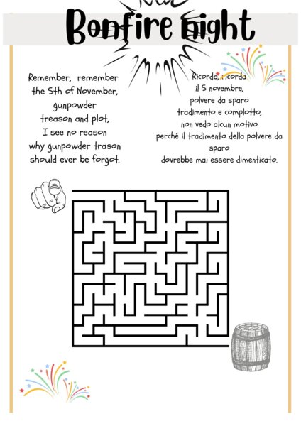Bonfire Night on 5th of November