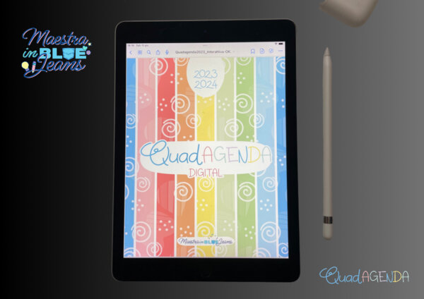 QUADAGENDA DIGITAL per APP. 2023-2024. GoodNotes o Noteshelf