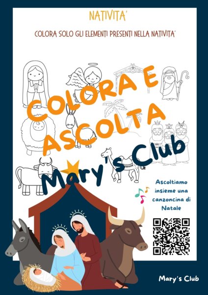 Natale.Colora e ascolta una canzone