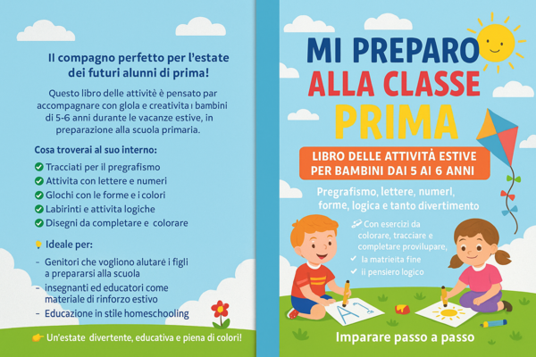 Mi preparo alla classe prima - libro delle attività estive