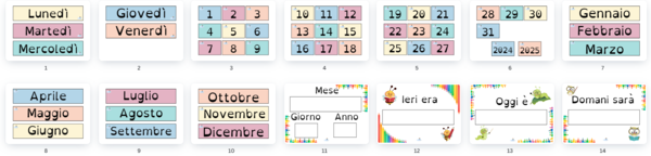 CALENDARIO MURALE