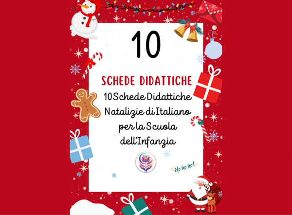 10 Schede Didattiche Natalizie di Italiano per la Scuola dell’Infanzia 🎄