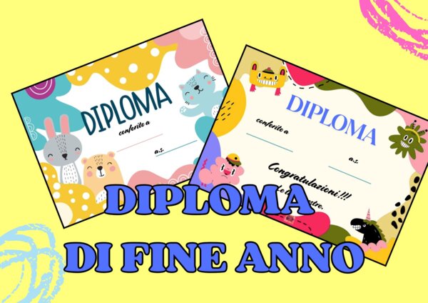 DIPLOMA DI FINE ANNO SCOLASTICO