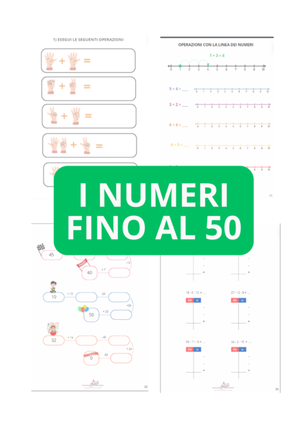 EBOOK "I NUMERI FINO AL 50"