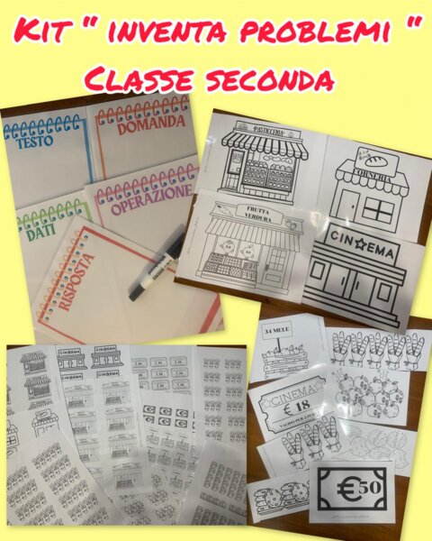 KIT "INVENTA PROBLEMI" CLASSE SECONDA