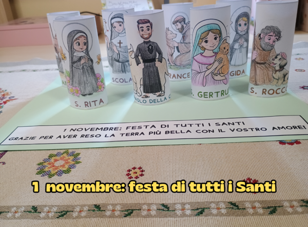 1 novembre: festa di tutti i Santi ("I Santi con gli animali")