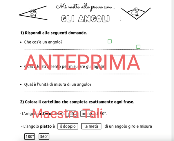 Verifica sugli angoli