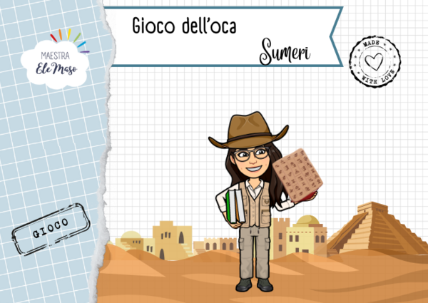 Gioco dell'Oca sui Sumeri per la Classe Quarta: Impara la Storia in modo divertente!