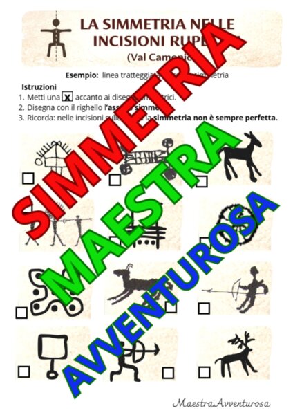 SIMMETRIA NELLE INCISIONI RUPESTRI CAMUNI