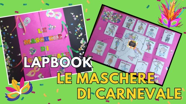 LAPBOOK LE MASCHERE DI CARNEVALE