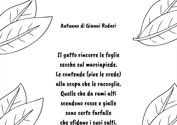 Autunno - Gianni Rodari