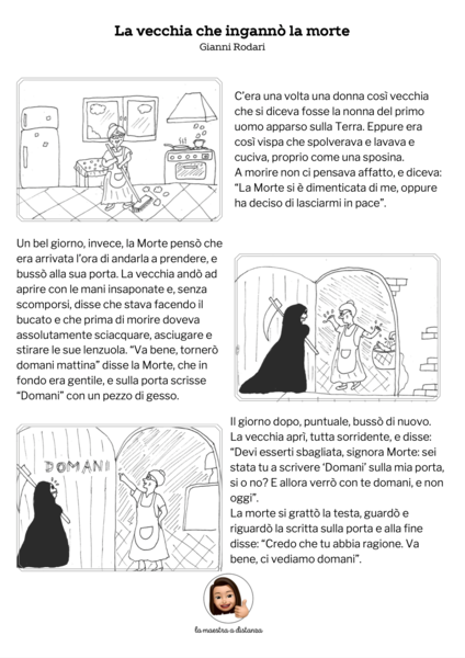 LA VECCHIA CHE INGANNA