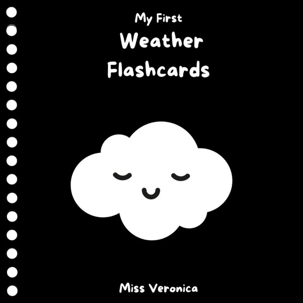 My first weather flashcards
