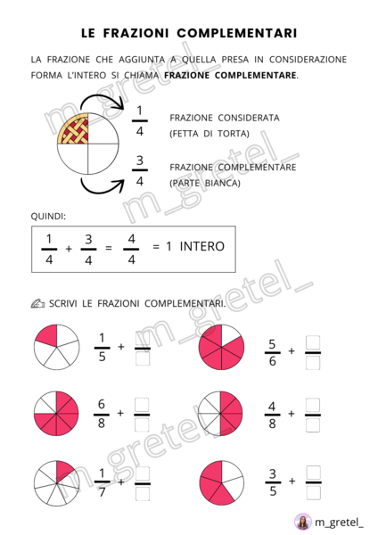 FRAZIONI COMPLEMENTARI