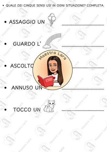 I cinque sensi
