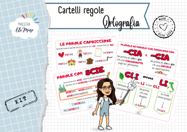 Cartelli regole ortografia per aula scuola primaria pdf