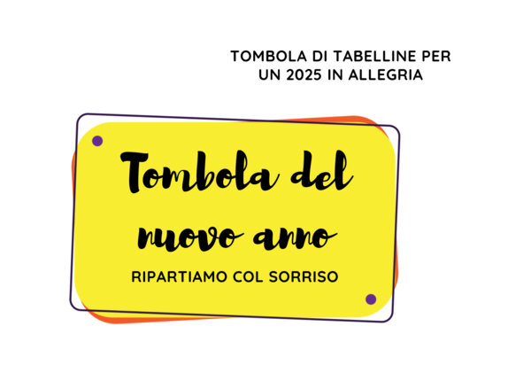 Tombola con le tabelline 2025