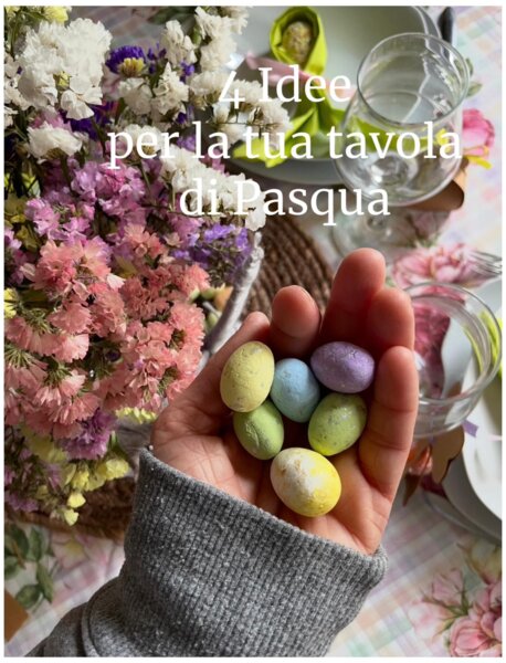 ADDOBBI PER LA TUA TAVOLA DI PASQUA
