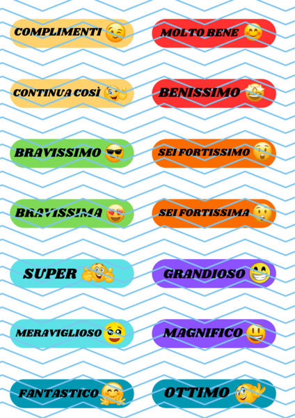 Etichette motivazionali