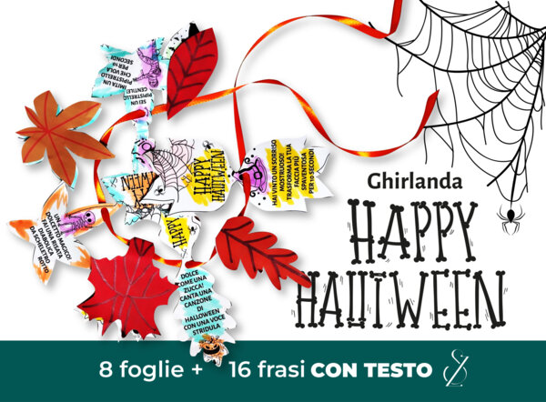 Ghirlanda "HAPPY hAUTween" CON TESTO