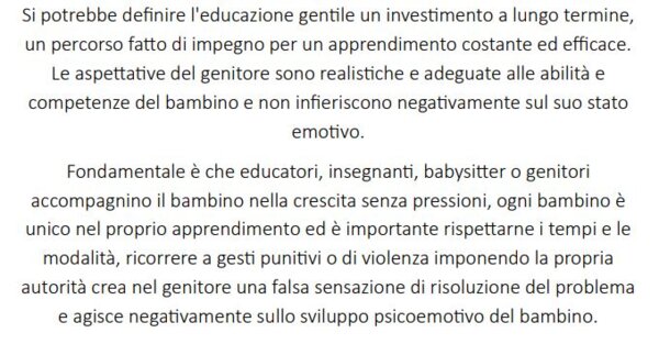 EDUCAZIONE RISPETTOSA