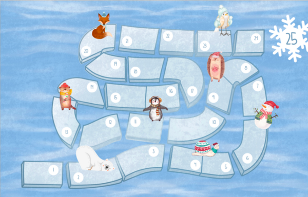 WINTER RACE - Gioco dell'oca/pictionary digitale