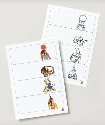 Divinità egizi - lapbook