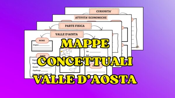 MAPPA CONCETTUALE VALLE D'AOSTA