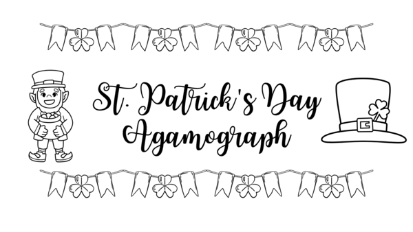 St. Patrick's Day: leprechaun agamograph