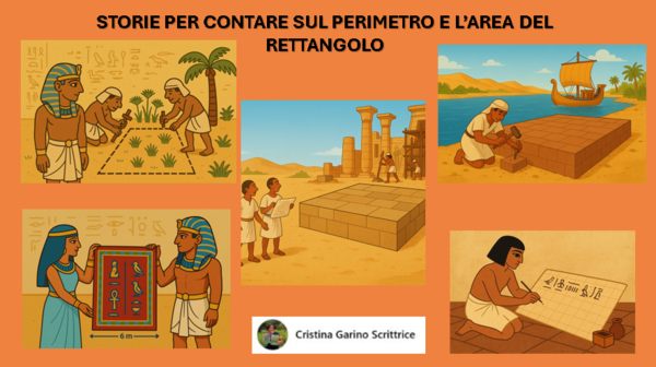 STORIE PER CONTARE SUL PERIMETRO E AREA DEL RETTANGOLO NELL'ANTICO EGITTO