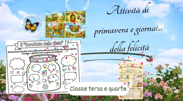 Attività di primavera e giornata della felicitá