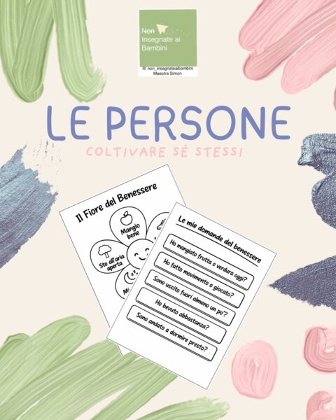 Primavera - Il fiore del benessere – attività sul prendersi cura di sé