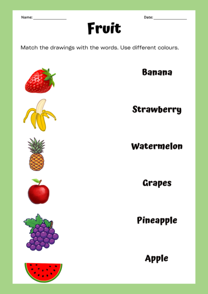 Fruit matching
