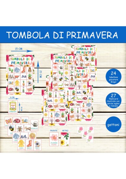 🌸Bingo di Primavera – Fiori, Farfalle e Allegria