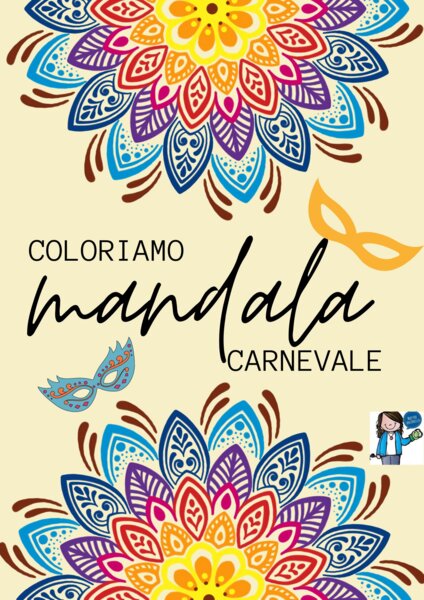 COLORIAMO MANDALA DI CARNEVALE
