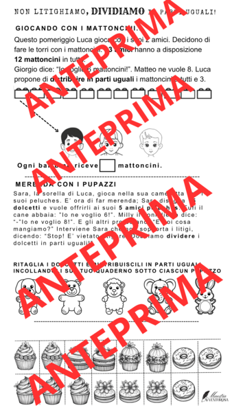 LA DIVISIONE COME DISTRIBUZIONE E COME RAGGRUPPAMENTO (APPROCCIO IN SECONDA PRIMARIA)