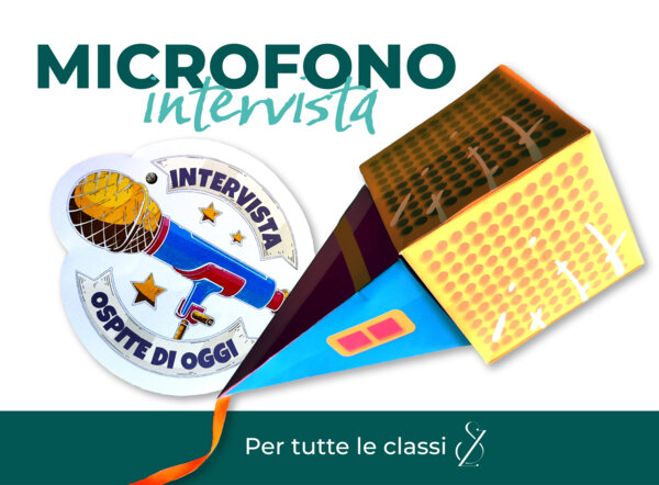 Kit INTERVISTA DEL GIORNO microfono+pendaglio